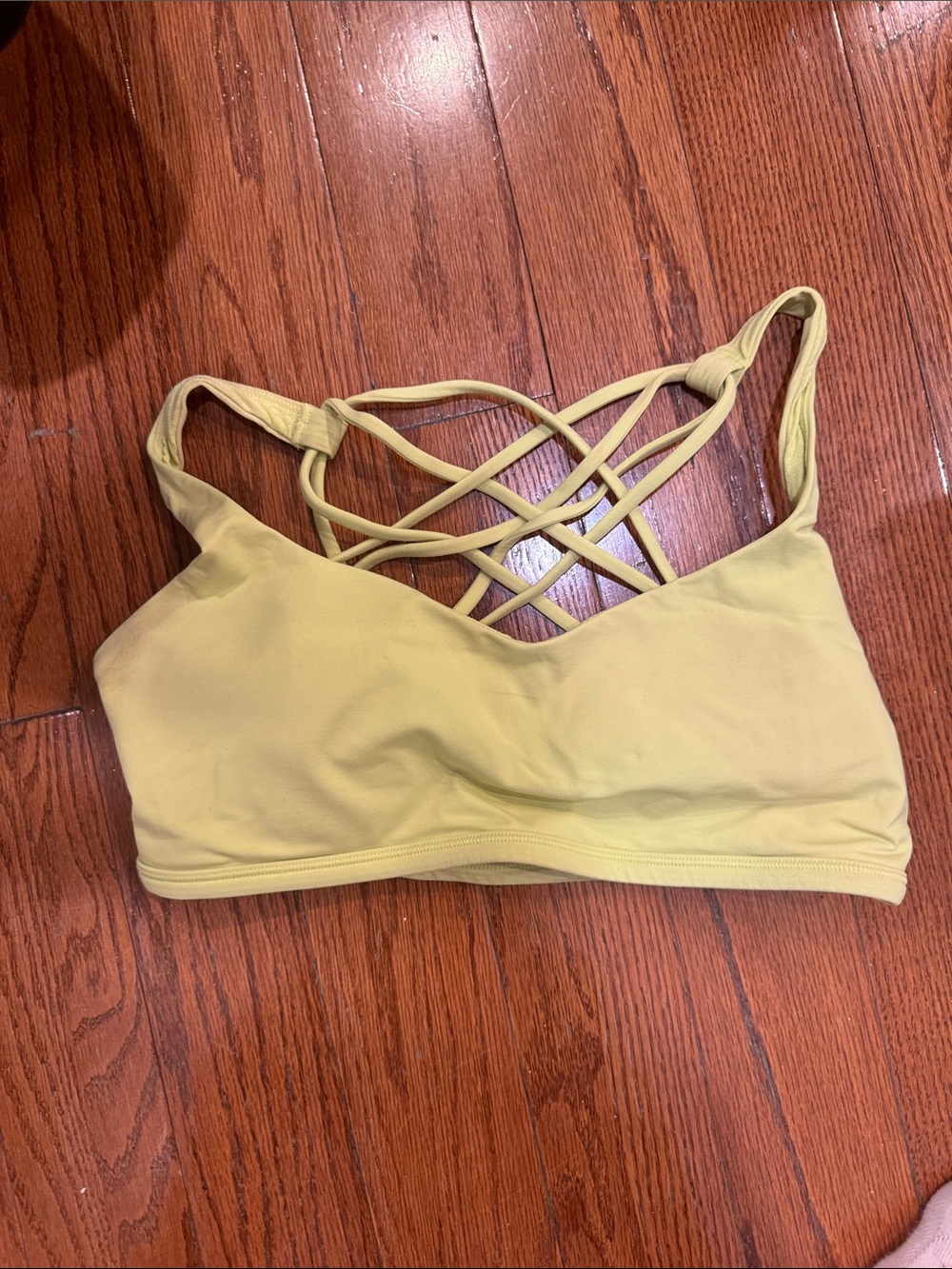 lululemon athletica Strappy Back Bralette - Light Yellow